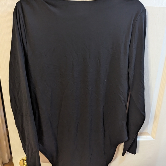 Old Navy Black Long Sleeve Bodysuit - Picture 3 of 3